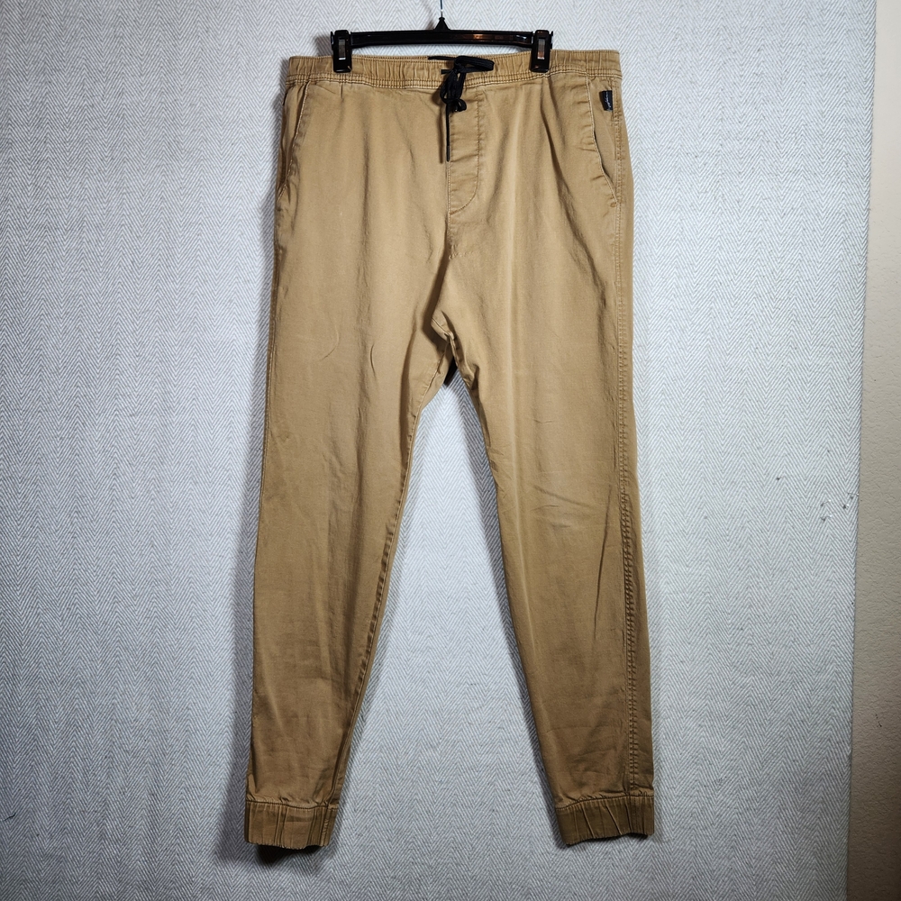 Hollister Mens XLT Tan California Skinny Jogger 31" inseam
